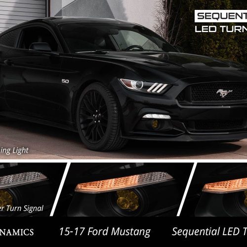 15 17 mustang front turn signal collage