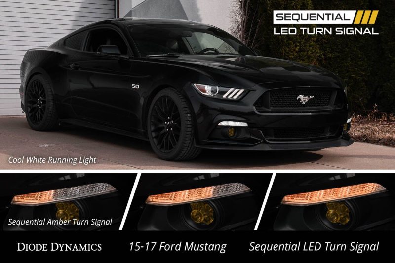 15 17 mustang front turn signal collage