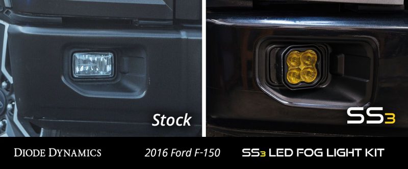 15 ford f150 ss3 led fog kit collage 3