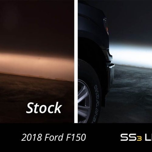 18 ford f150 ss3 led fog kit collage