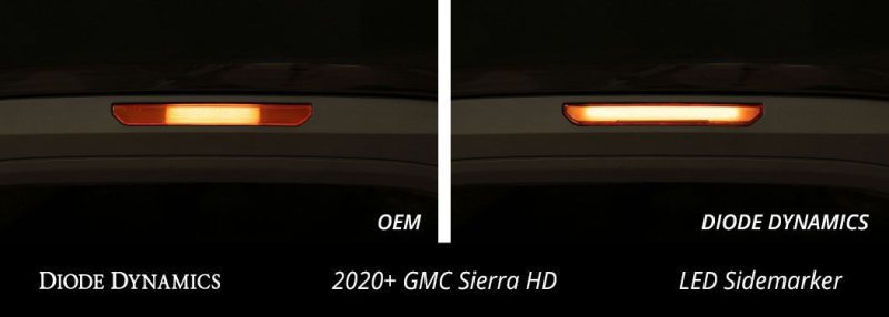 21 gmc sierra sidemarker led collage c