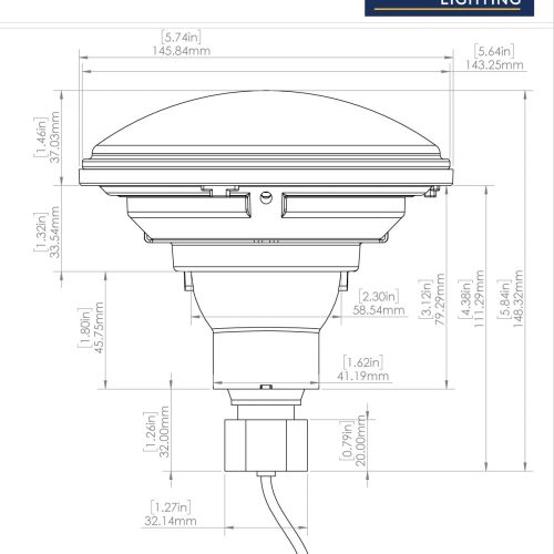 Dapper Lighting 575 13W Data Specifications Sheet