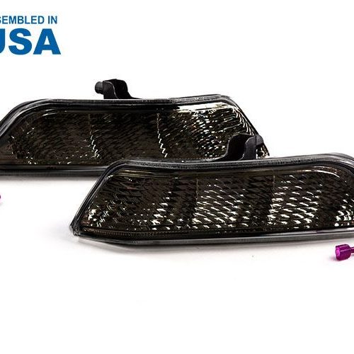 dd5011 mustang front turn signal pair smoked usa b