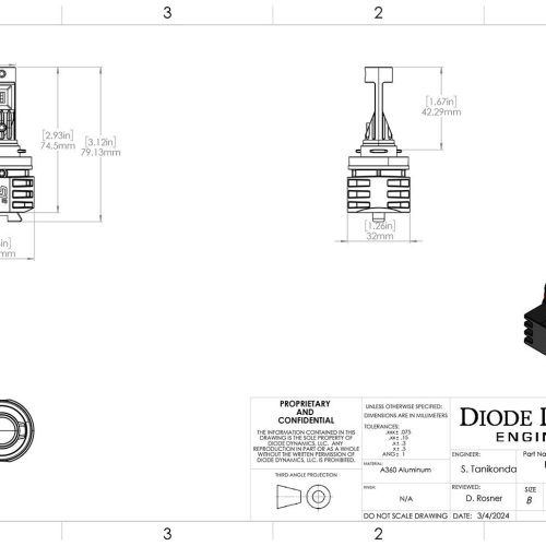 h11 sl2 white dimensional drawing 31030377 97e0 418a ad83 38d9fd706f9c